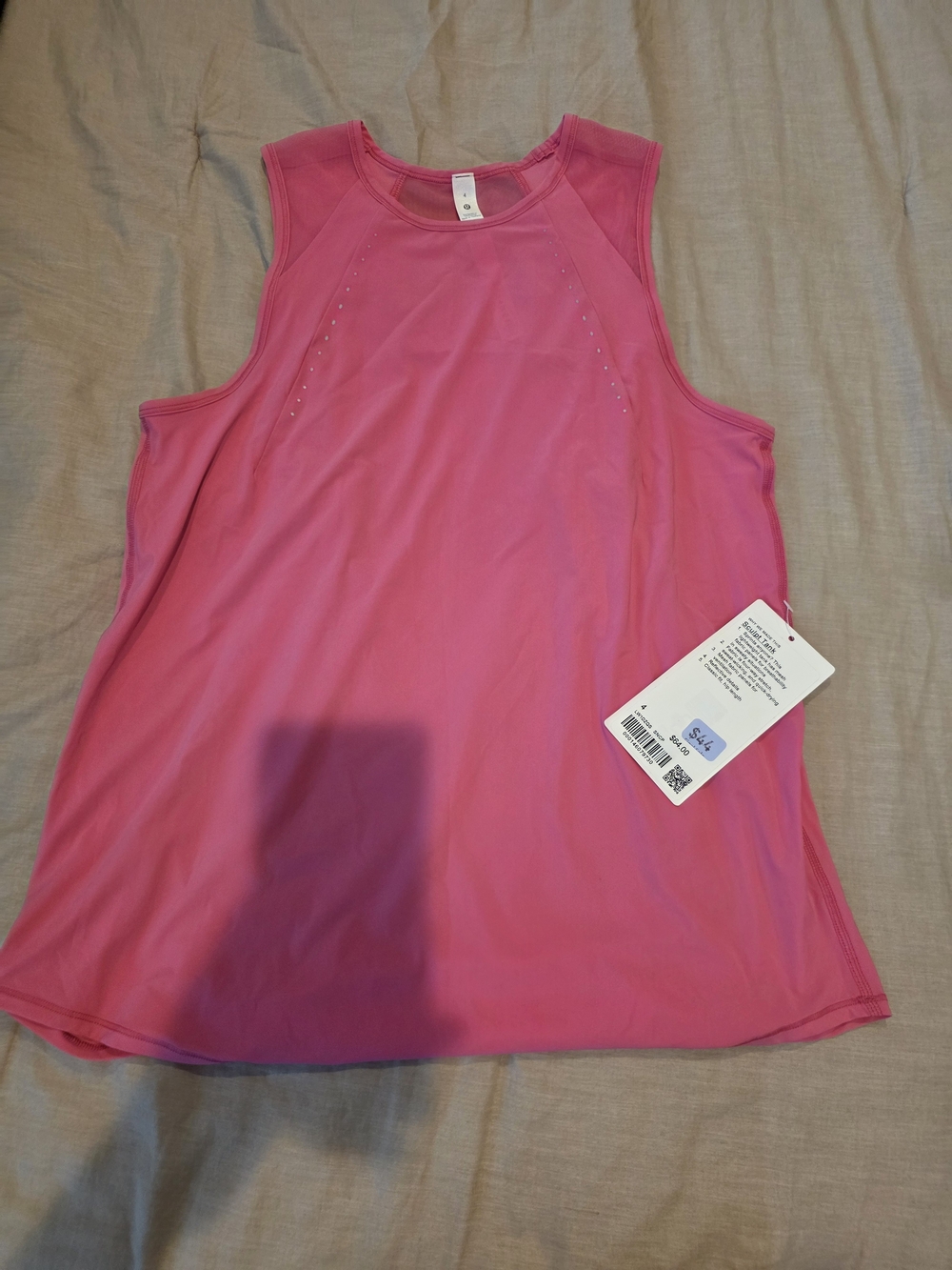 lululemon athletica Bright Pink Performance Tank